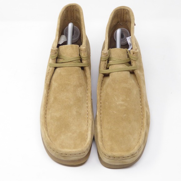 NEW Clarks Mens Wallaston Boot Dark Sand Suede Lace Up Chukka Shoes Size 11.5M main image 7